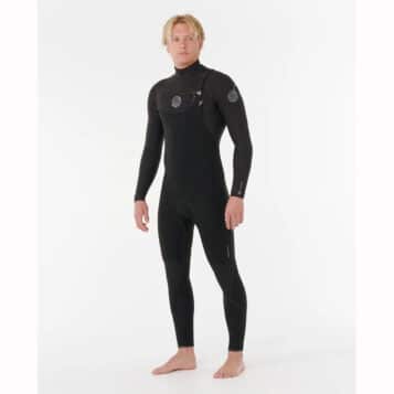 Rip Curl Men's 3/2mm Flashbomb Chest Zip Black