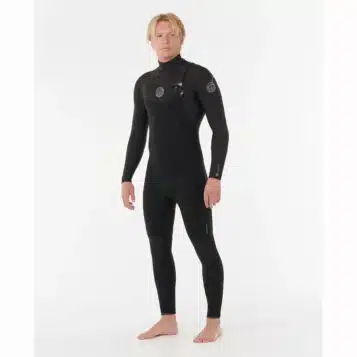 Rip Curl Men's 3/2mm Flashbomb Chest Zip Black