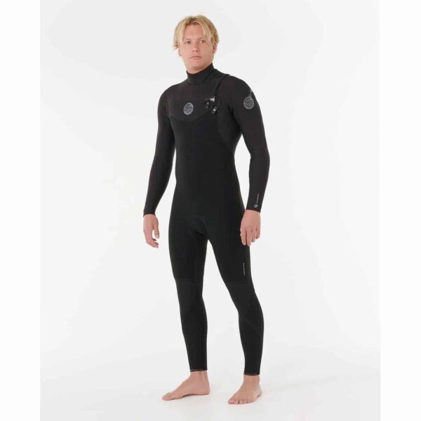 Rip Curl Men's 3/2mm Flashbomb Chest Zip Black