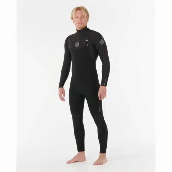 Rip Curl Men's 3/2mm Flashbomb Chest Zip Black