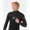Rip Curl Men's 3/2mm Flashbomb Chest Zip Black - Image 3