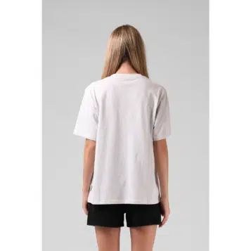 Alternative view of RPM Women's Flowers Tee White Marl