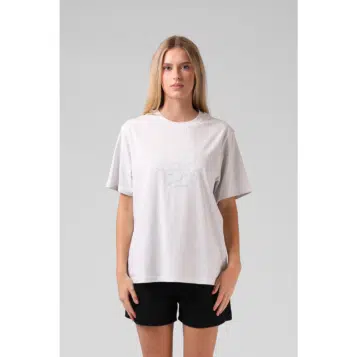RPM Women's Flowers Tee White Marl