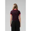 RPM Women's Stripe Ringer Tee Navy - Image 2