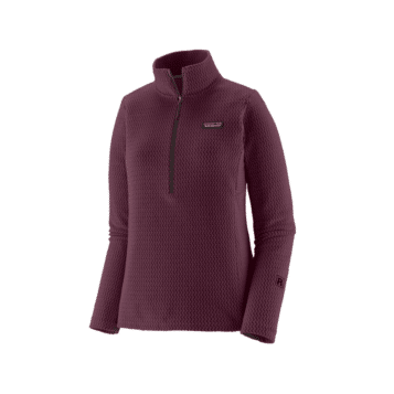 Patagonia Women's R1 Air Zip-Neck Berry Fig