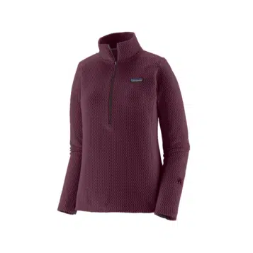 Patagonia Women's R1 Air Zip-Neck Berry Fig