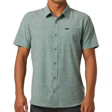 Alternative view of O'Neill Men's Trvlr UPF Traverse Strpe Stand Shirt Sage Green
