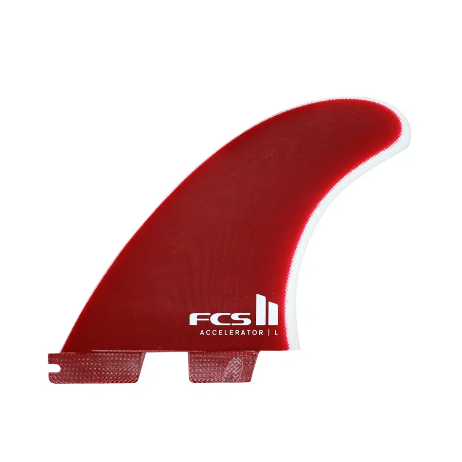FCS II Accelerator PG Tri Fins Rust Red Medium 1 FCS II Accelerator PG Tri Fins Rust Red Medium