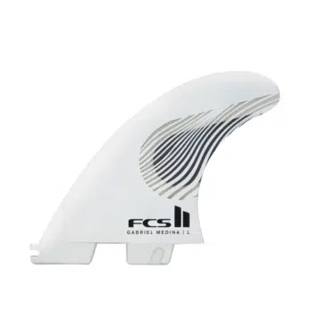 FCS II Gabriel Medina PC Tri Fins Black/White Medium