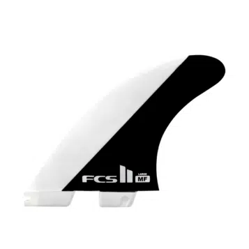 FCS II MF PC Black/White Large Tri Fins