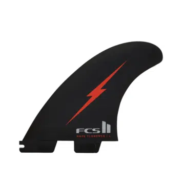FCS II Nathan Florence PC Tri Fins Red Bolt Medium