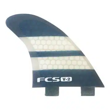 FCS V2 PC Tri Fin Set Blue/White