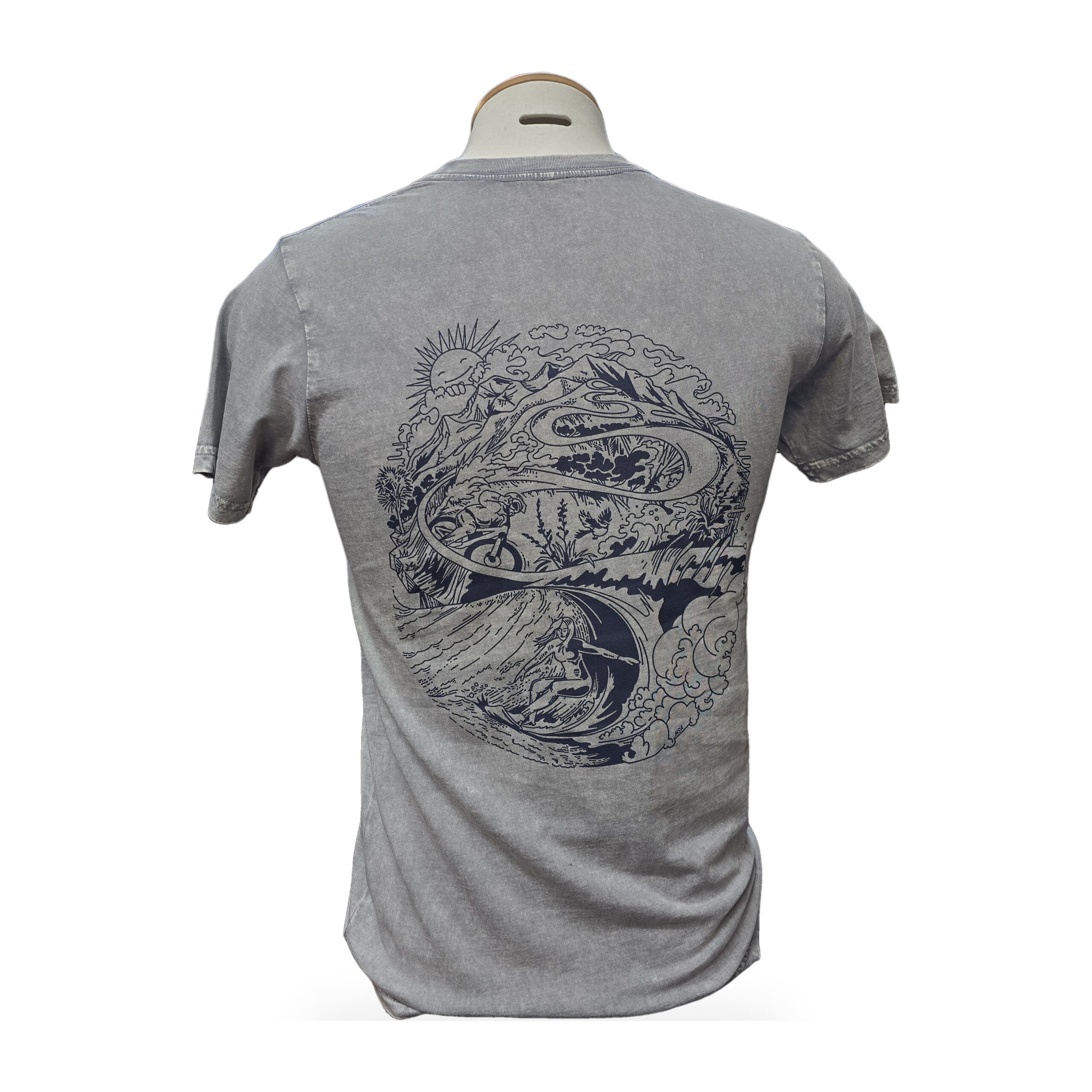 MIddlehill & CS Colab T-shirt Gray 1 MIddlehill & CS Colab T-shirt Gray