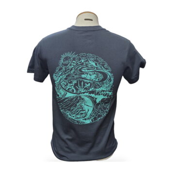 Alternative view of Middlehill & CS Colab T-Shirt Blue/Aqua