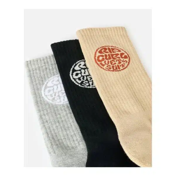 Alternative view of Rip Curl Men's Wetty Crew Sock 3-Pack Khaki Sand