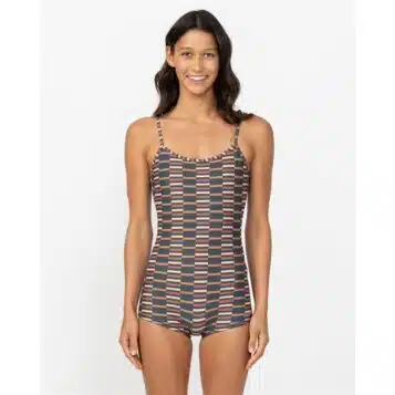 O'Neill Women's Shadow Bay One Piece Ticking Stripe Warm