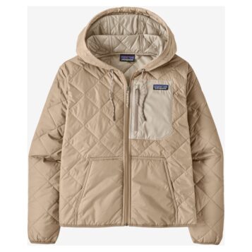 Patagonia Women's Diamond Quilted Bomber Hoody Oar Tan