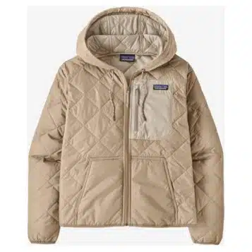 Patagonia Women's Diamond Quilted Bomber Hoody Oar Tan
