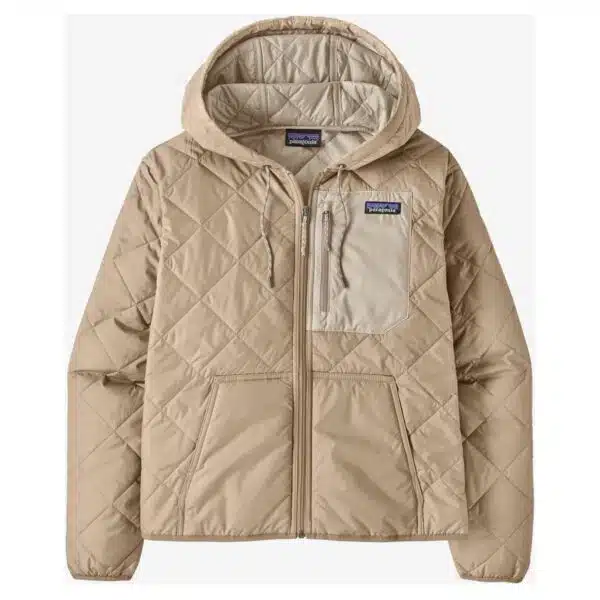 Patagonia Women's Diamond Quilted Bomber Hoody Oar Tan