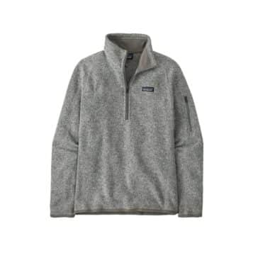 Patagonia Women's Better Sweater 1/4-Zip Birch White