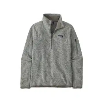 Patagonia Women's Better Sweater 1/4-Zip Birch White