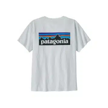 Patagonia Women's P-6 Logo Responsibili-Tee Fiber White