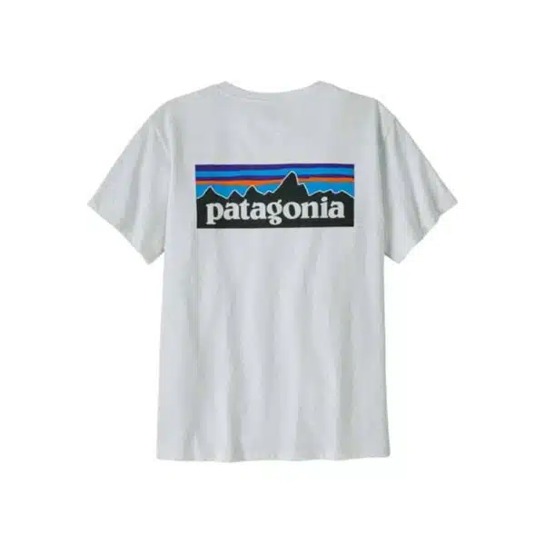 Patagonia Women's P-6 Logo Responsibili-Tee Fiber White