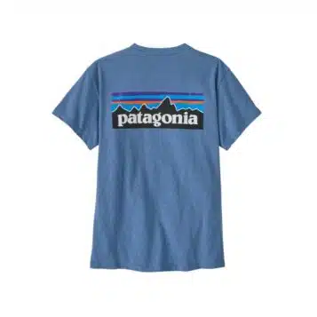 Patagonia Women's P-6 Logo Responsibili-Tee Shore Blue