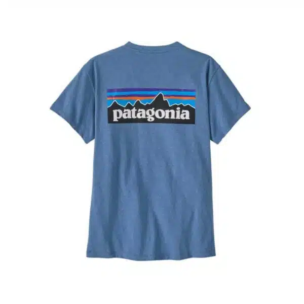 Patagonia Women's P-6 Logo Responsibili-Tee Shore Blue