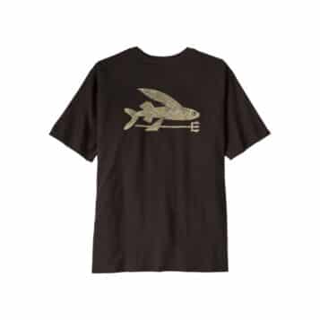 Patagonia Men's Flying Fish Responsibili-Tee Den Brown: Coastal Edge