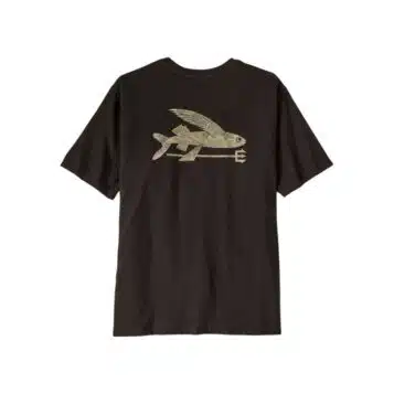 Patagonia Men's Flying Fish Responsibili-Tee Den Brown: Coastal Edge