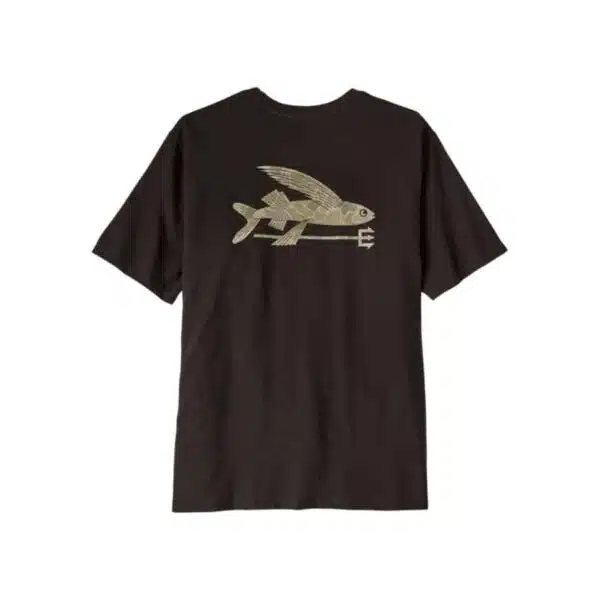 Patagonia Men's Flying Fish Responsibili-Tee Den Brown: Coastal Edge