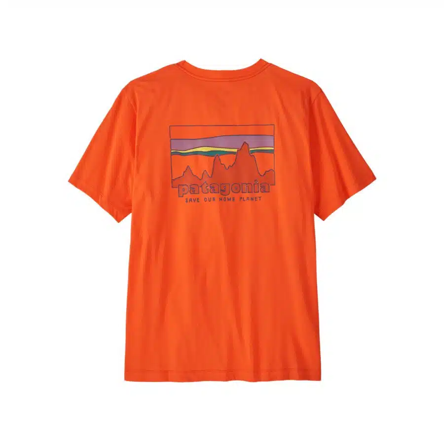 Patagonia Men's '73 Skyline T-Shirt Orange Peel 1 Patagonia Men's '73 Skyline T-Shirt Orange Peel