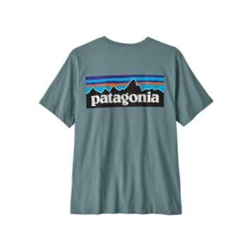 Patagonia Men's P-6 Logo T-Shirt Blue Sage