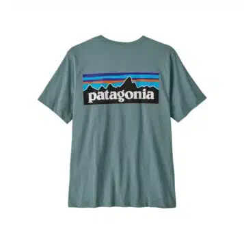 Patagonia Men's P-6 Logo T-Shirt Blue Sage