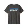 Patagonia Men's P-6 Logo T-Shirt Ink Black 3 37882 INBK