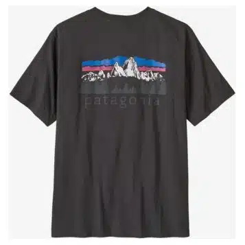 Alternative view of Patagonia Men's Fitz Roy Foothills T-Shirt Ink Black