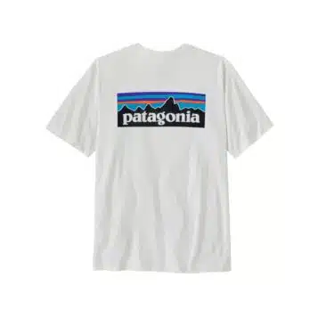 Patagonia Men's P-6 Logo Responsibili-Tee Fiber White