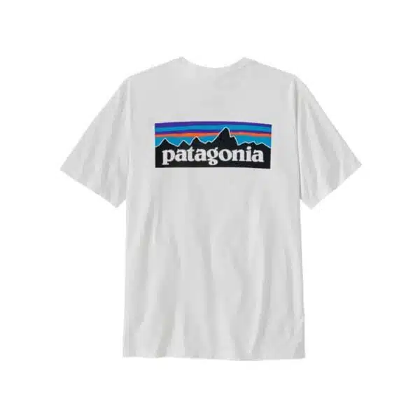 Patagonia Men's P-6 Logo Responsibili-Tee Fiber White