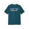 Patagonia Men's P-6 Logo Responsibili-Tee Glacial Blue
