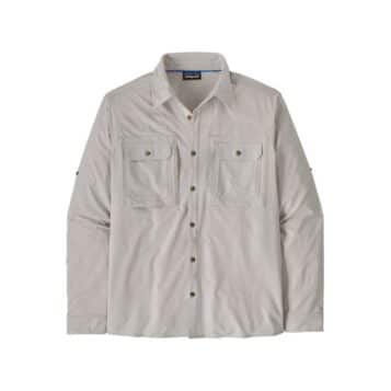 Patagonia Men's Long-Sleeved Self-Guided Sun Shirt Crisp Grey