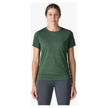 Alternative view of Patagonia Women's Capilene Cool Daily Shirt Canopy Green Light Canopy Green X-Dye