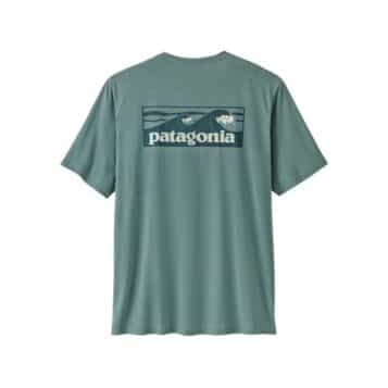 Patagonia Men's Capilene Cool Daily Shirt Boardshort Logo Blue Sage Light Blue Sage X-Dye
