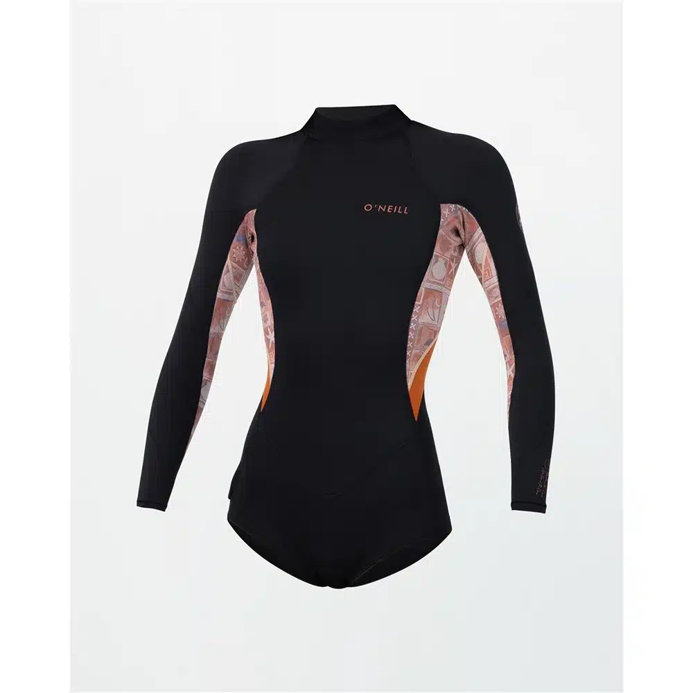 O'Neill Women's 2mm Bahia BZ LS Mid Spring Tangerine Tile 3 O'Neill Women's 2mm Bahia BZ LS Mid Spring Tangerine Tile - Image 3