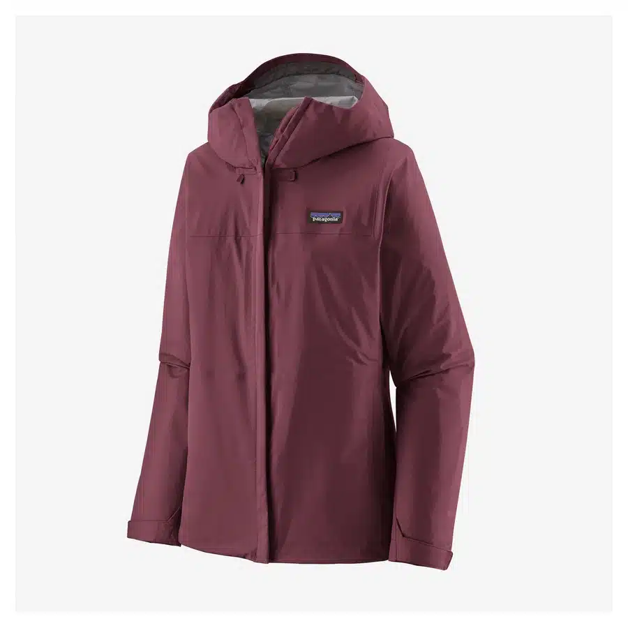 Patagonia Women's Torrentshell 3L Rain Jacket Berry Fig 1 Patagonia Women's Torrentshell 3L Rain Jacket Berry Fig