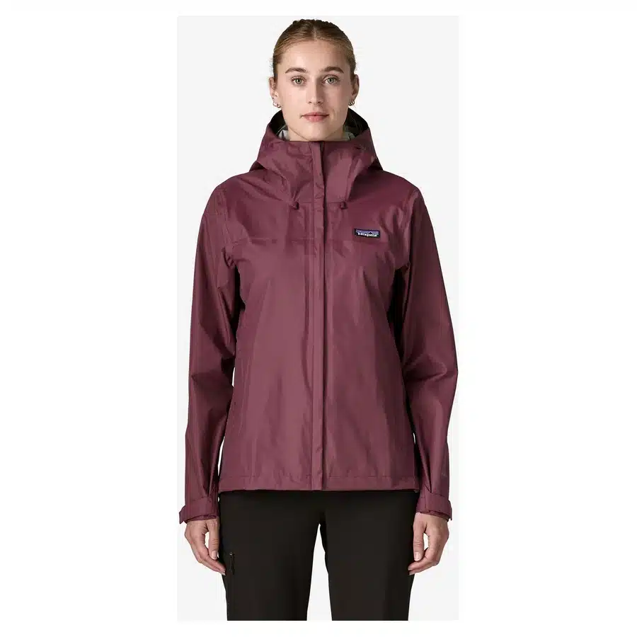 Patagonia Women's Torrentshell 3L Rain Jacket Berry Fig 3 Patagonia Women's Torrentshell 3L Rain Jacket Berry Fig - Image 3