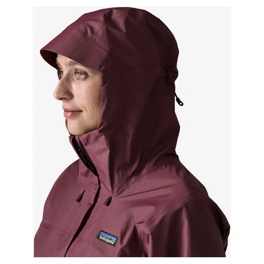 Patagonia Women's Torrentshell 3L Rain Jacket Berry Fig 5 Patagonia Women's Torrentshell 3L Rain Jacket Berry Fig - Image 5