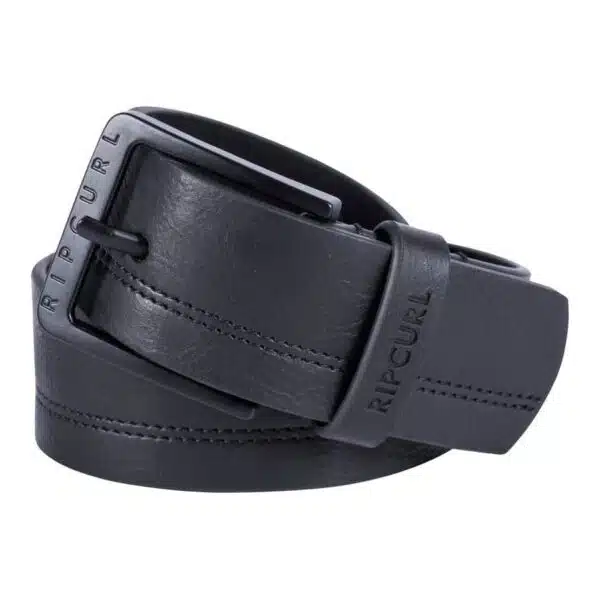 Rip Curl Men's Double Stitch PU Belt Black