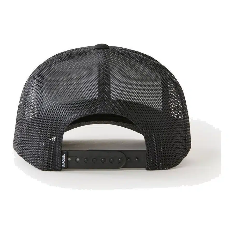 Rip Curl Men's Wetsuit Icon Trucker Cap Black 2 Rip Curl Men's Wetsuit Icon Trucker Cap Black - Image 2