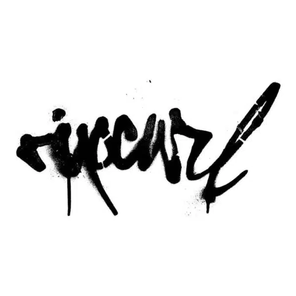 Rip Curl Logo Stickers Black